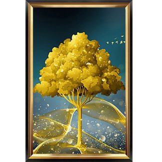 DIY Diamond Painting Full. Pohon uang galaxy style 40x60 CM D744