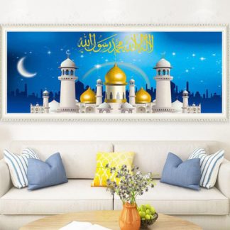 DIY Diamond Painting Full Masjid Islam Muslim 150x60 cm D679B