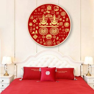 DIY Diamond Painting Full kaligrafi kabar gembira 50x50 cm D987