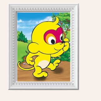 DIY Diamond Painting Full. Shiou zodiak Cute Monyet 31×36 cm D341F9