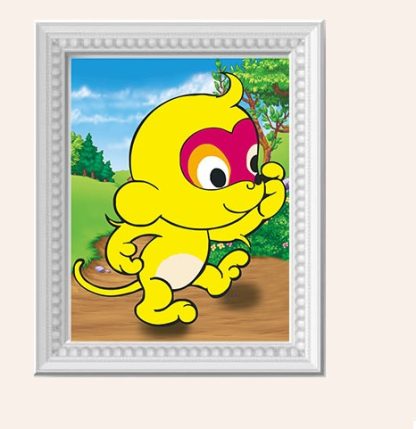 DIY Diamond Painting Full. Shiou zodiak Cute Monyet 31×36 cm D341F9